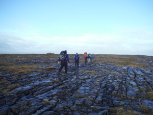 Training hike in the Burren